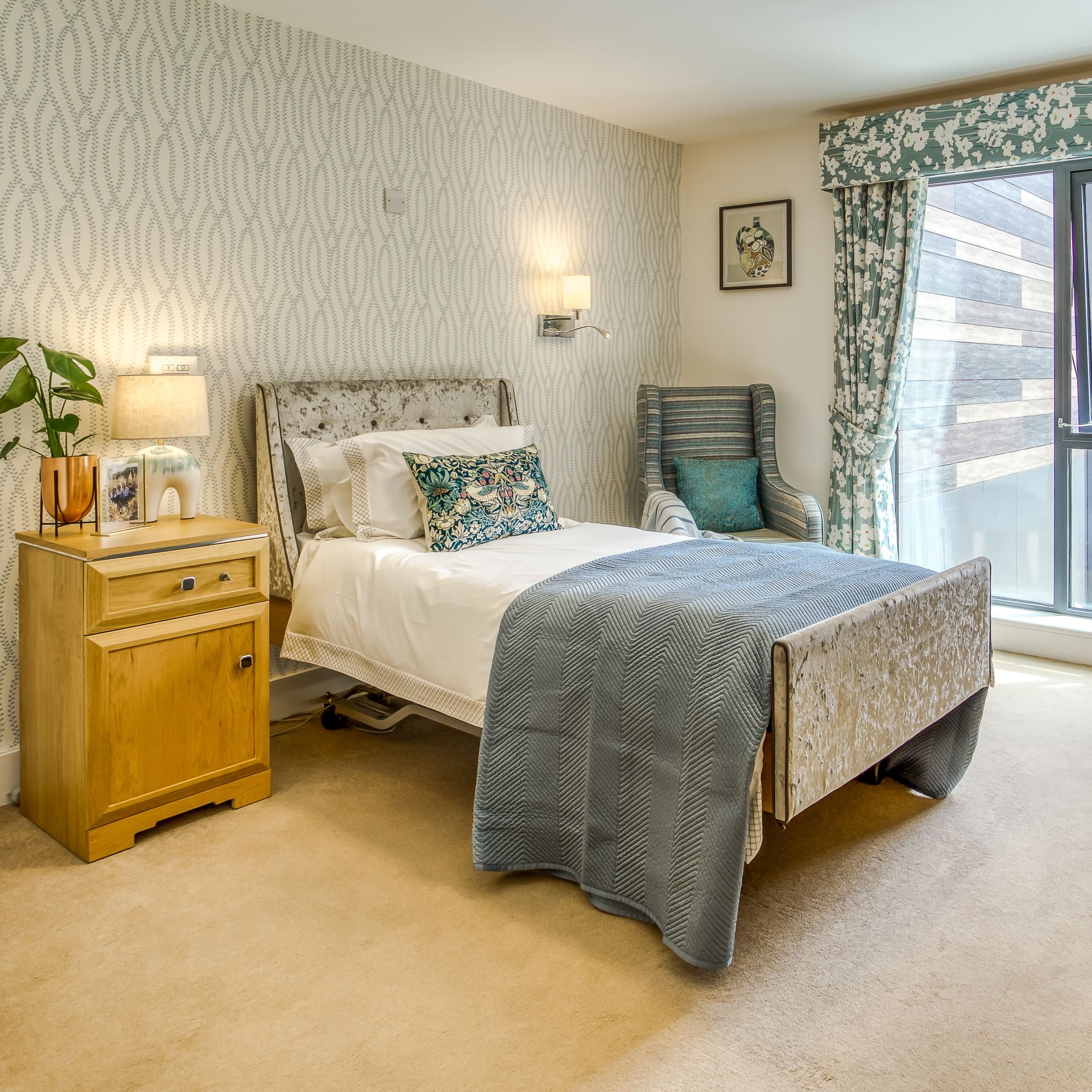 Care bedroom at Richmond Villages Cheltenham 