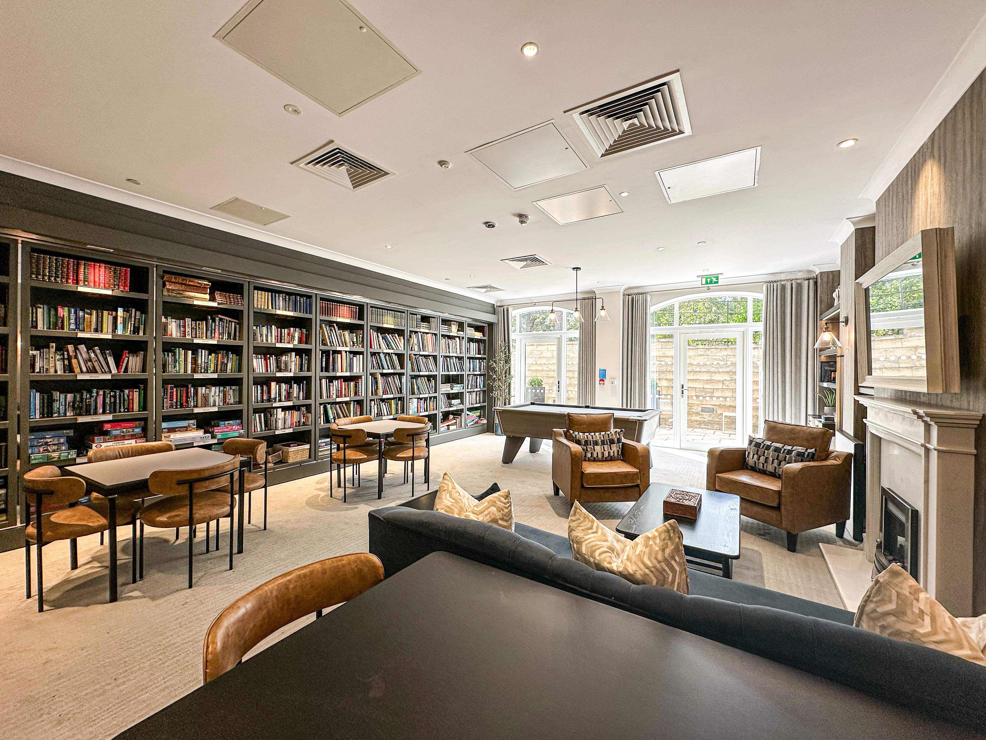 Library at Richmond Villages Wood Norton
