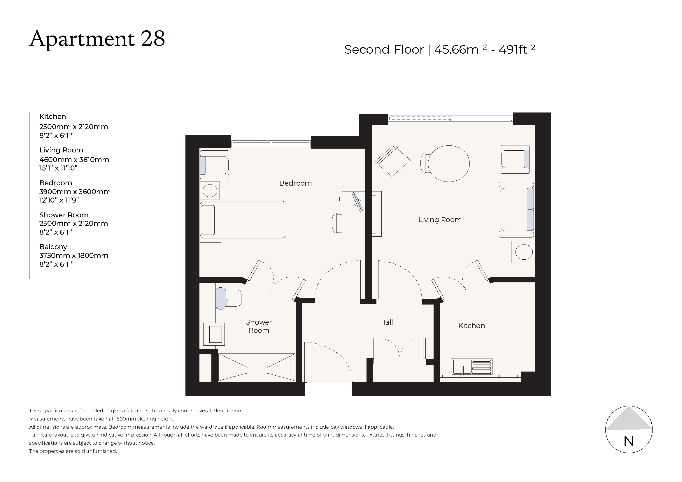 Apartment 28 floorplan