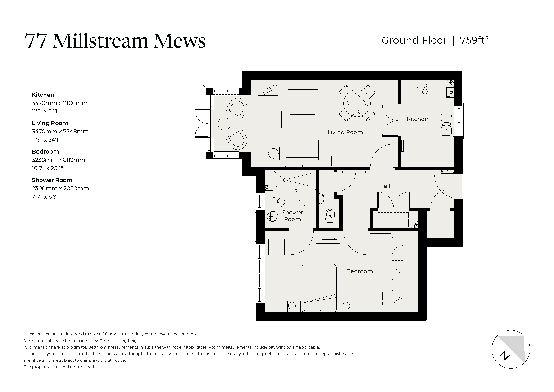 77 Millstream Mews Floorplan