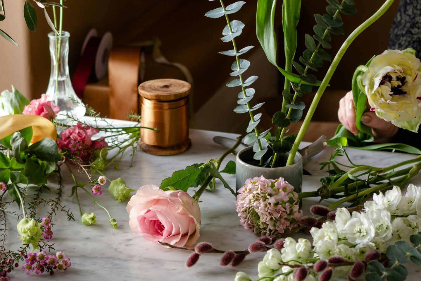 Flower arranging