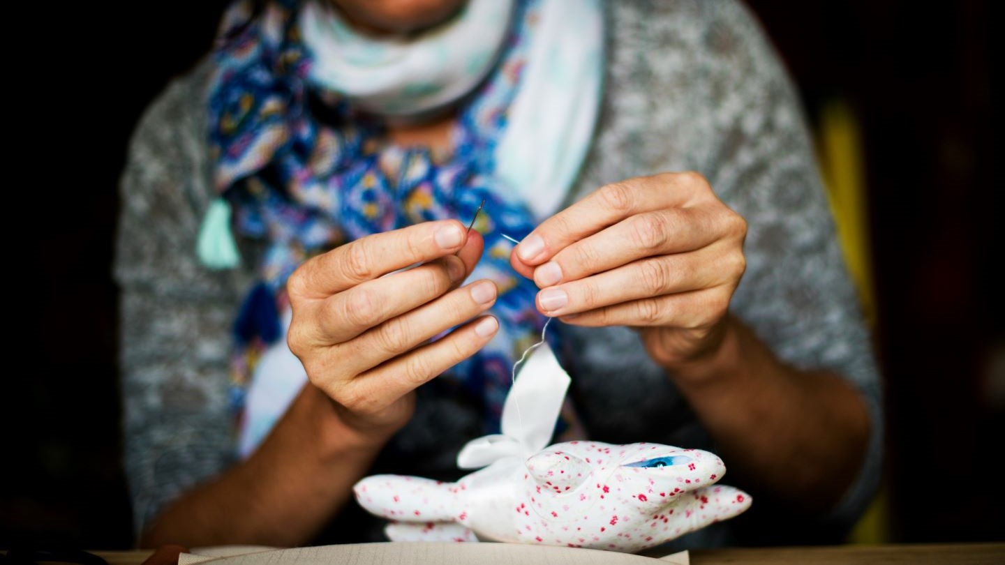 Needle felting