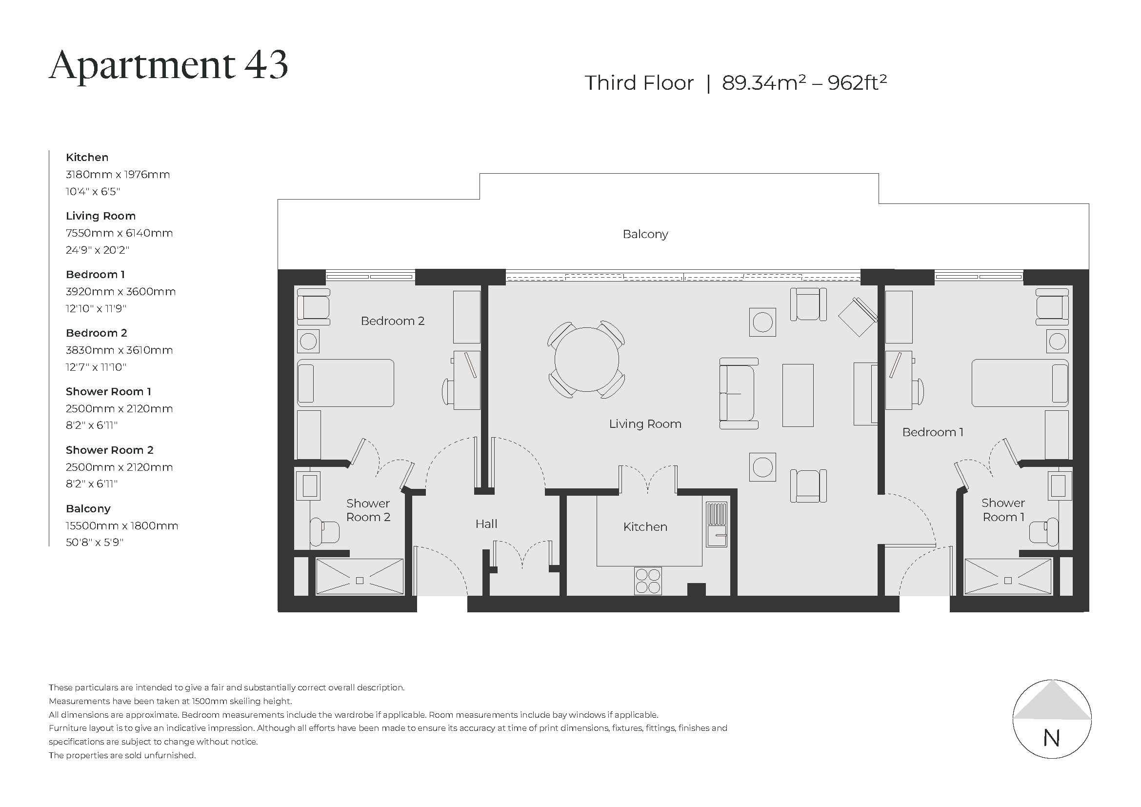 Apartment 43 Floorplan