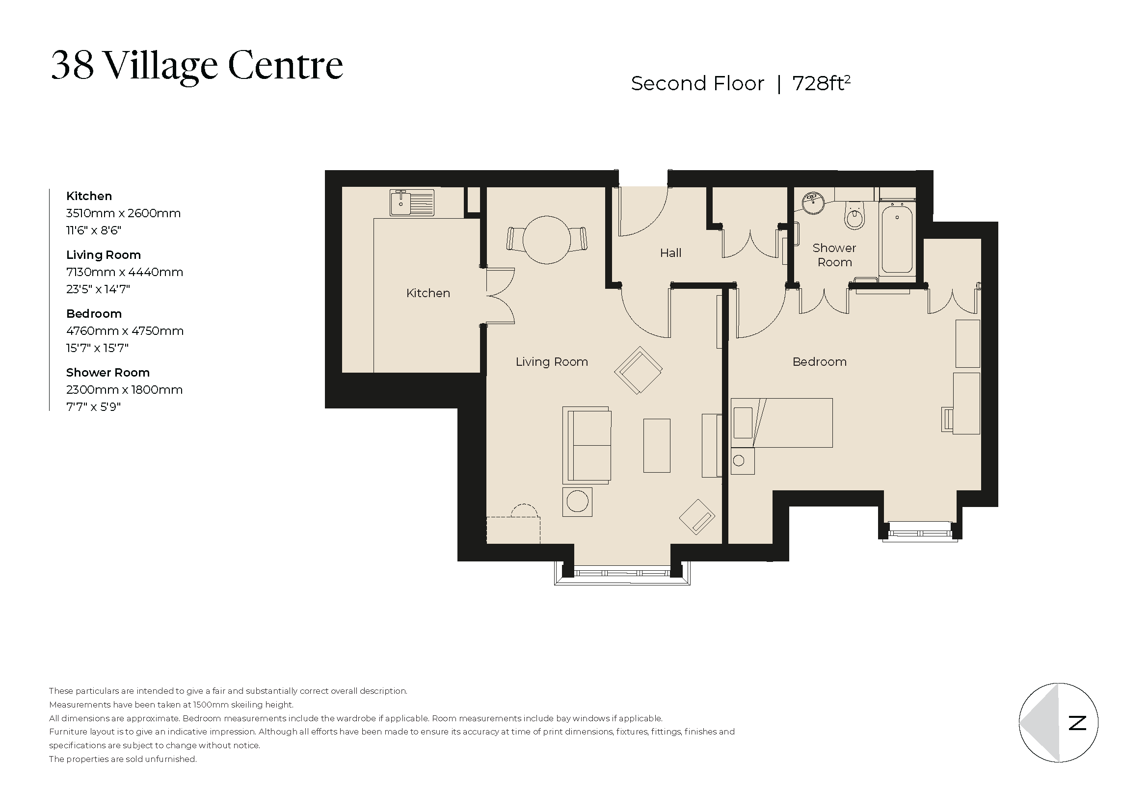 38 Village Centre Floorplan, Letcombe Regis