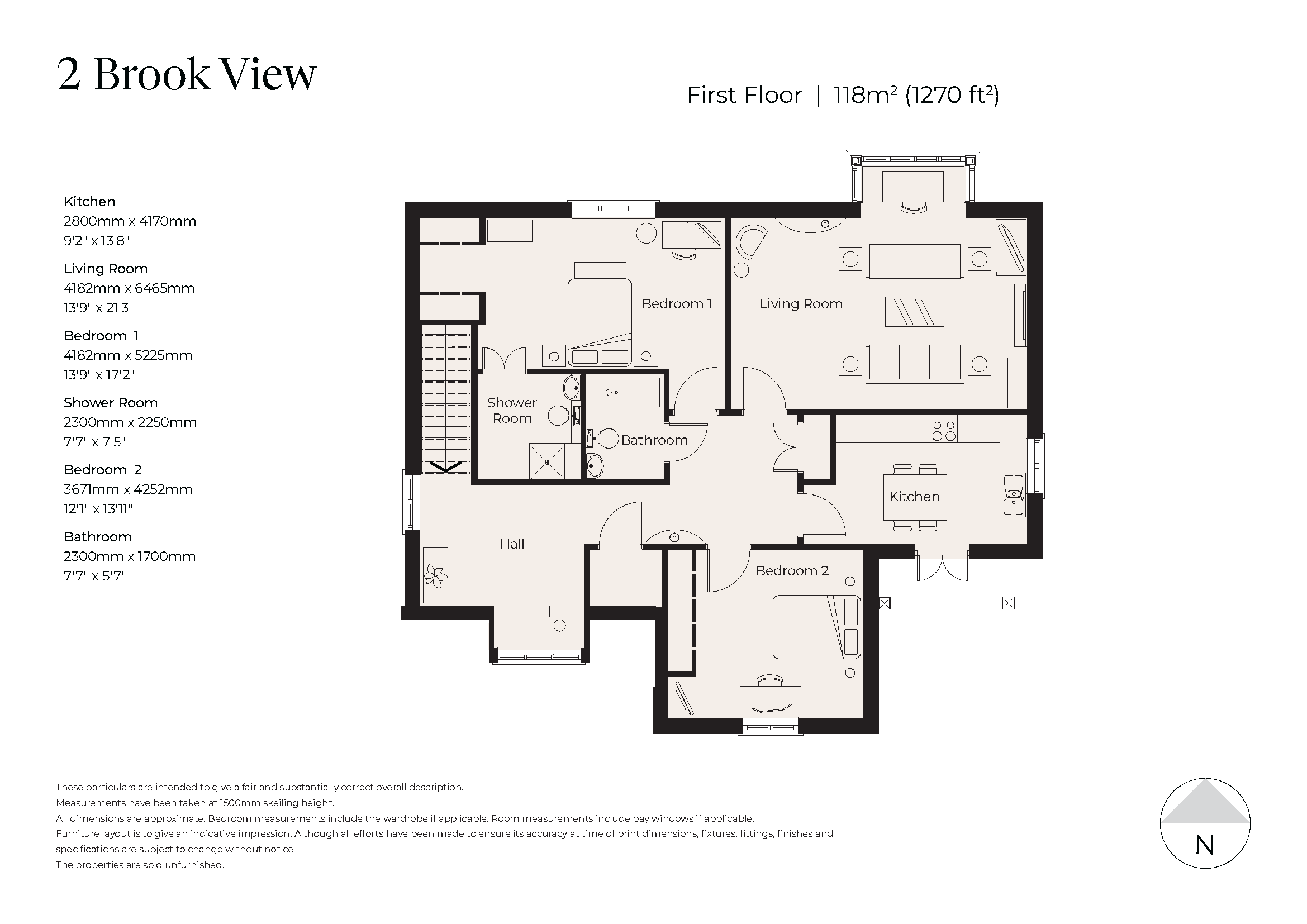 2 Brook View Floorplan
