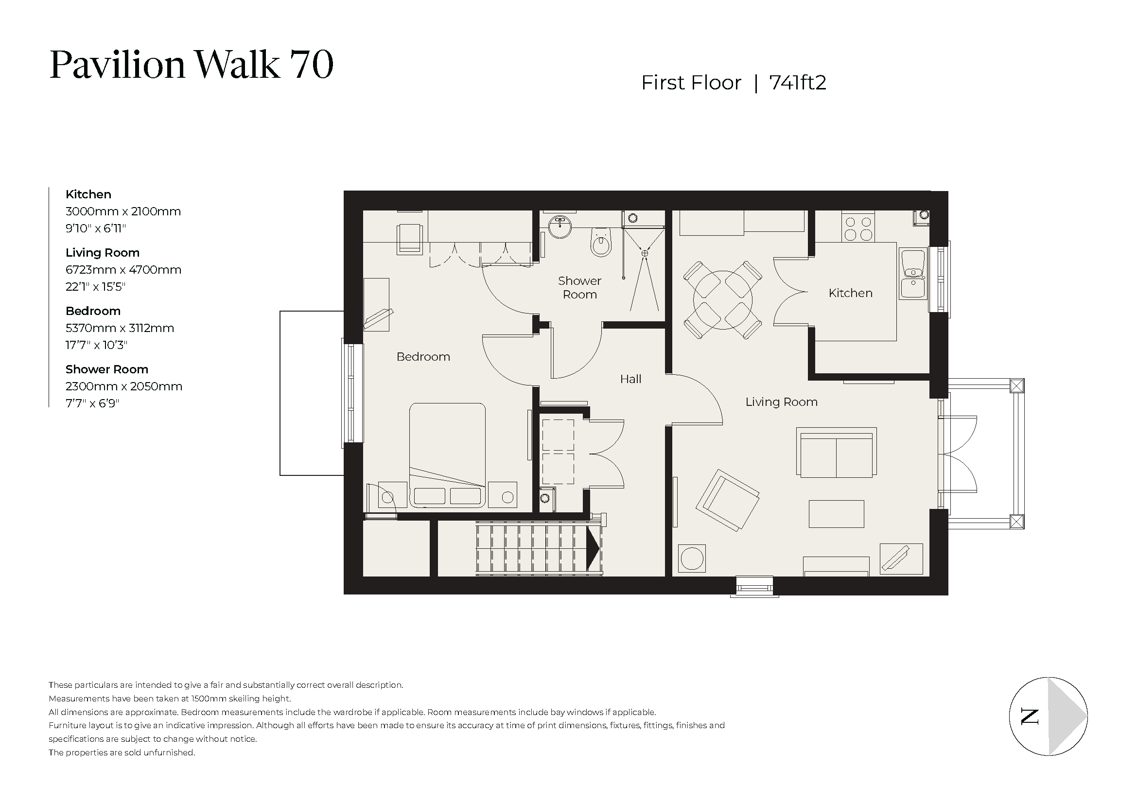 70 Pavilion Walk Floorplan