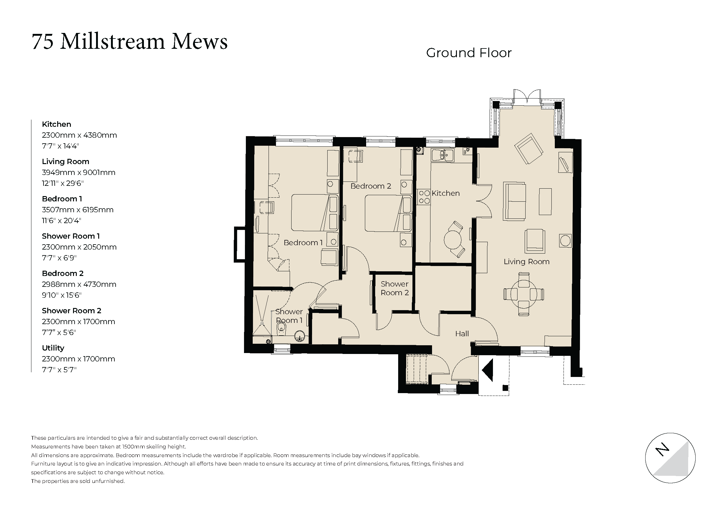 75 Millsteam Mews Floorplan