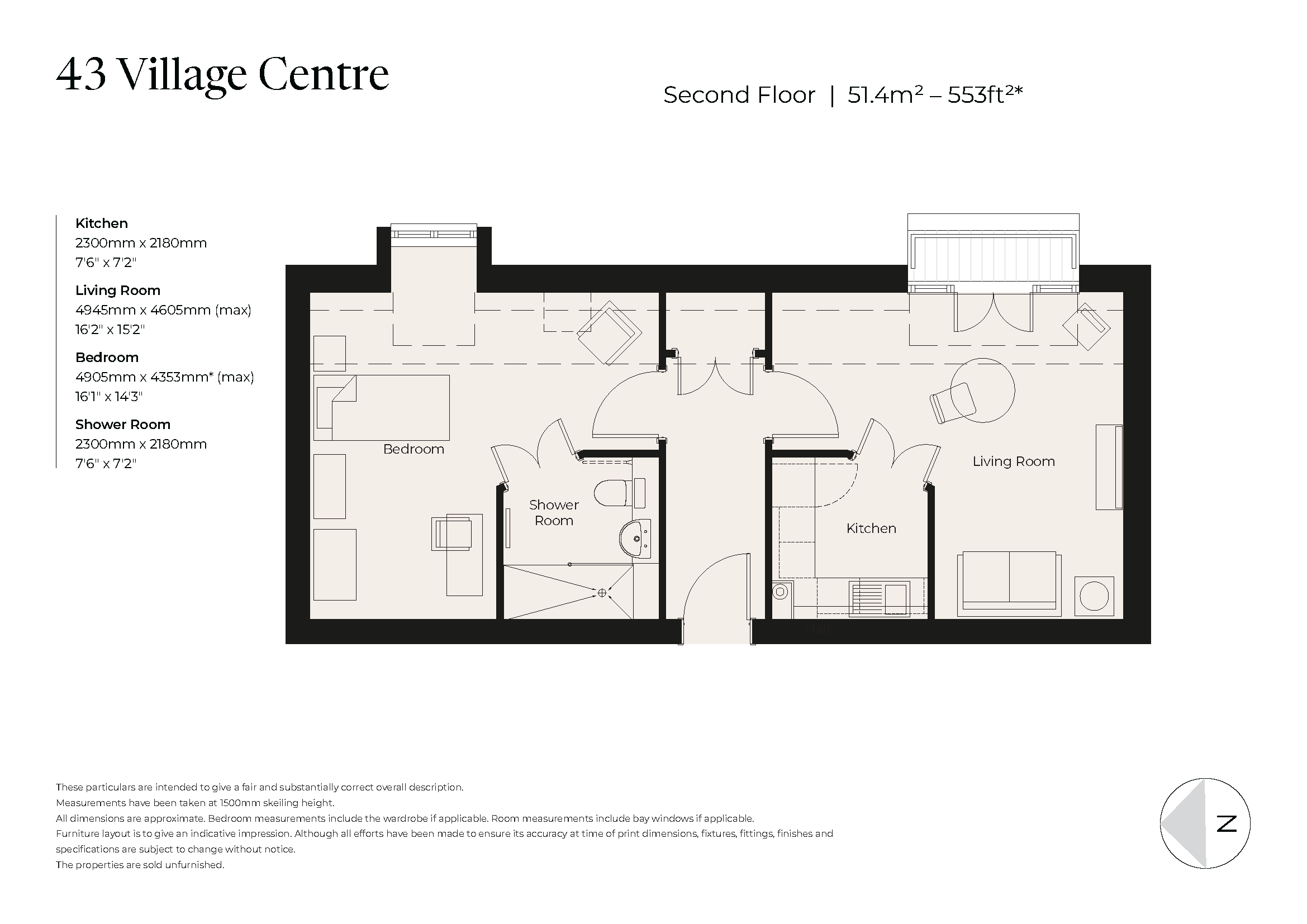 No. 43 Village Centre Richmond Villages Witney Floorplan