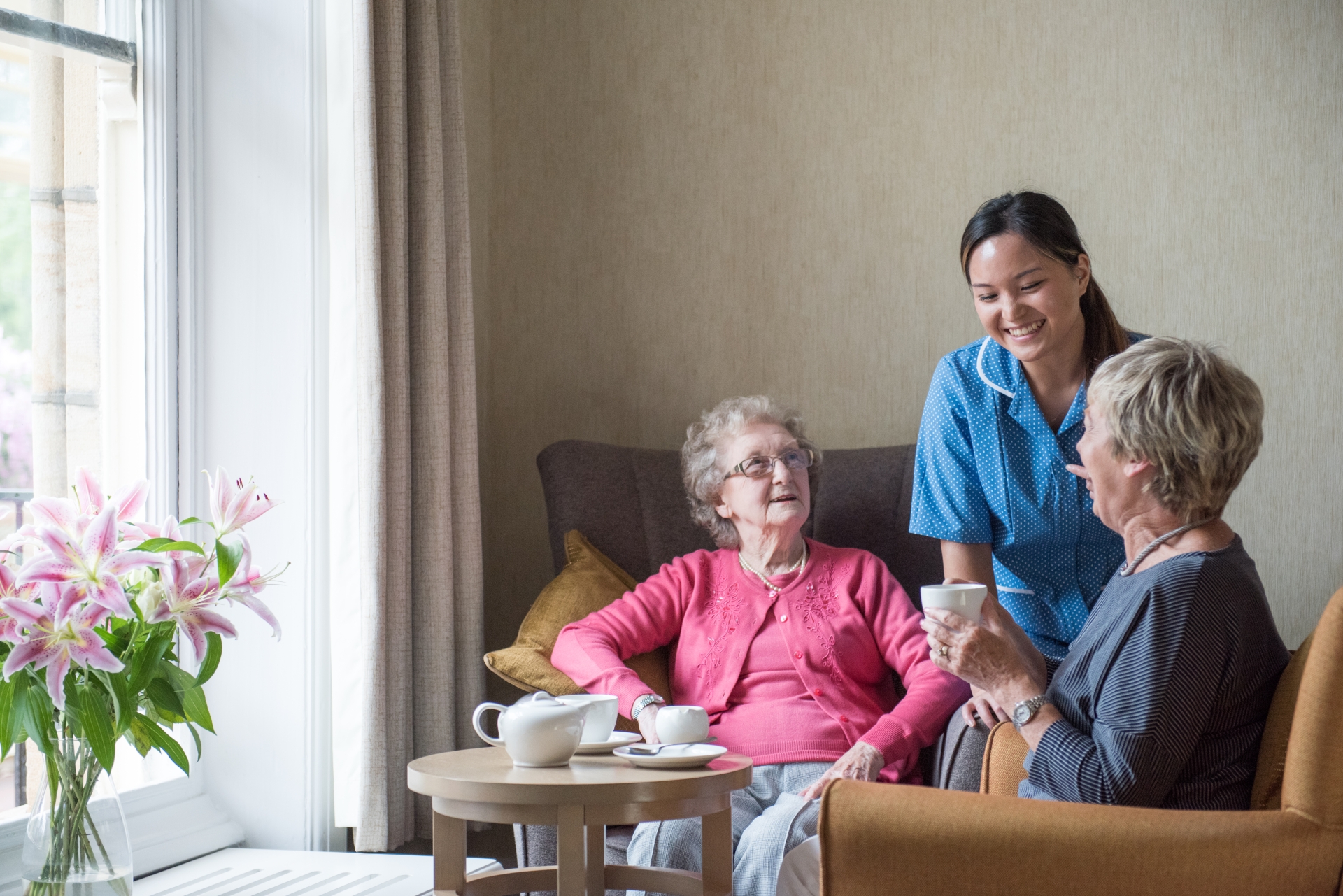 Resident and carer