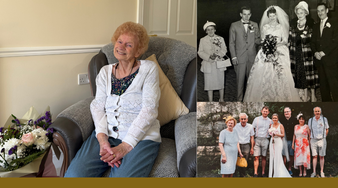 Pauline with her family