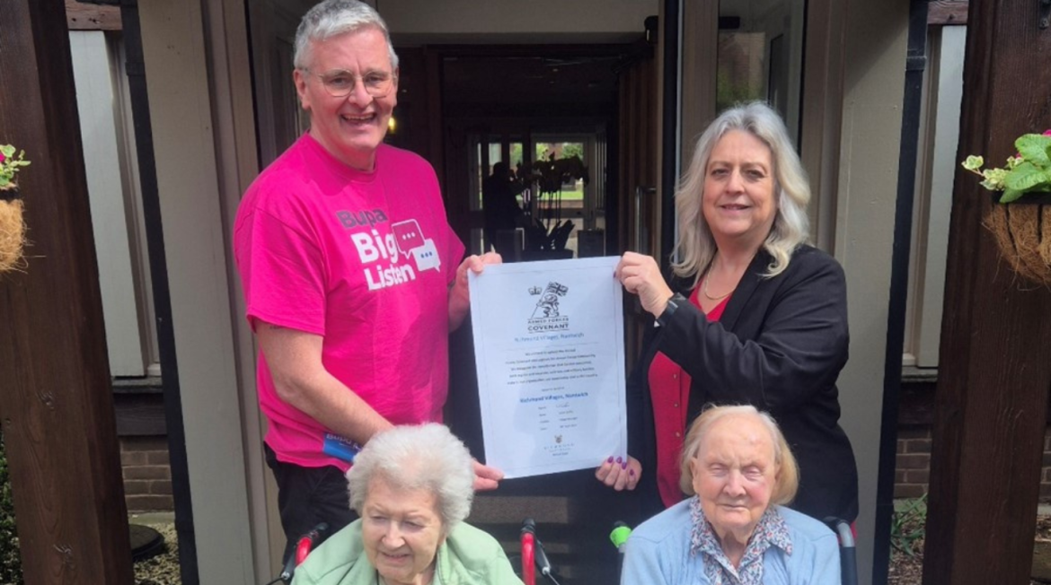 Richmond Villages Nantwich Commits to Armed Forces Community With Official Covenant Signing