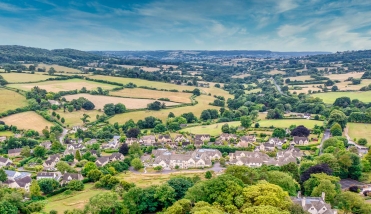 Drone views of Painswick