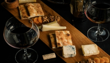 Cheese and wine