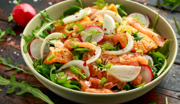 Clementine and Smoked Salmon Salad