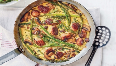 Tarragon, Mushroom & Sausage Frittata 