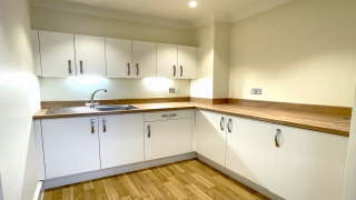 Kitchenette with spotlights