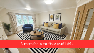 Living Room with Offer Banner