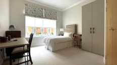 Bedroom with window 