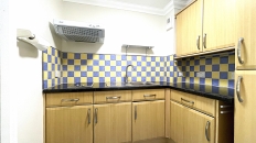 Kitchenette with splashback