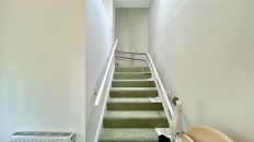 Stairs and entrance