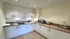 Kitchen from living room