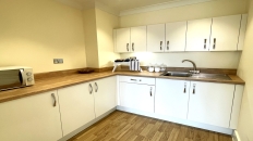 White kitchenette