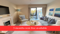 Living Room with Offer Banner