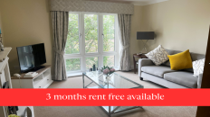 Living Room with Offer Banner